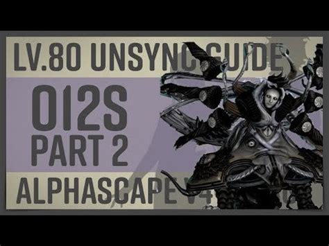 alphascape v4 savage unsync guide.